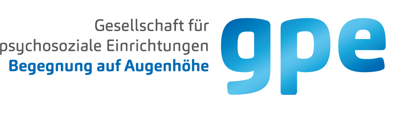 Logo gpe Gesellschaft für psychosoziale Einrichtungen | Begegnung auf Augenhöhe